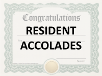 Resident Accolades